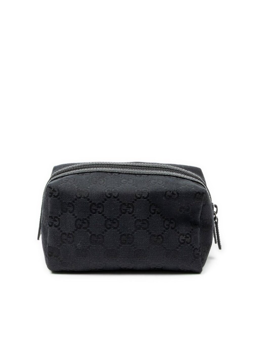 Gucci Makeup Pouch Black GG Canvas